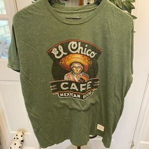 Original Retro Brand El Chico Mexican Food Graphic Tee T Shirt SS L